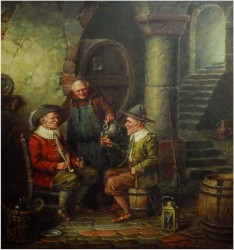 POLECAMY! MALARSTWO DAWNYCH MISTRZÓW, PRÓBA WINA U MNICHA - org HEIN VAN DOREN ur. (1930r Düsseldorf )