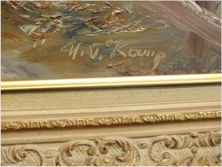 RARYTAS ZIMOWY! PRZEJAŻDŻKA KONNA - W.v.Kamp (120cm x 90cm)