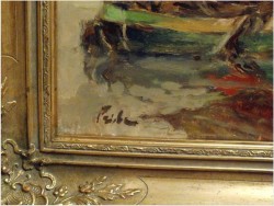 Łodzie na morzu północnym - Rudolf Priebe (Kiew 1889-1964 Hamburg)