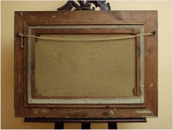 ROMANTYCZNY KRAJOBRAZ - John LANGSTAFFE (British,1849-1912) No:1