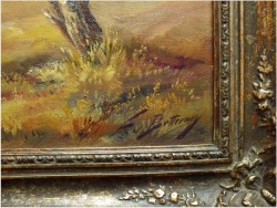 PIĘKNY KRAJOBRAZ - FRANZ VON BETTERAY (112x102cm)