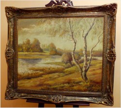 PIĘKNY KRAJOBRAZ - FRANZ VON BETTERAY (112x102cm)