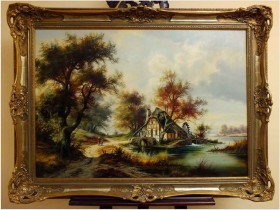 ROMANTYCZNY KRAJOBRAZ - HEIZ STIENEN *1918 DRESDEN