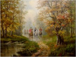 POLECAMY! WYJAZD NA POLOWANIE - WLADIMIR GRECHOW (*1917 IN MOSCOW)