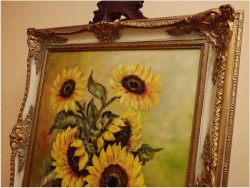 POLECAMY! SŁONECZNIKI W WAZONIE - TEKLA ELZER ( Deutsche maler)