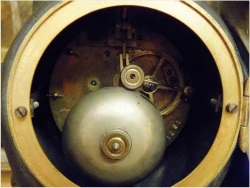 POLECAMY! PAŁACOWY ORYGINALNY ZEGAR Z KANDELABRAMI ART NOUVEAU 1900r.