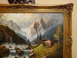 WODOSPADY, IM ÖTZTAL ~GUSTAW WEISS/GUWE (108cmx78cm)