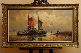 POLECAM! KUTRY RYBACKIE W PANORAMIE ~ Carol Spree ur.1907r