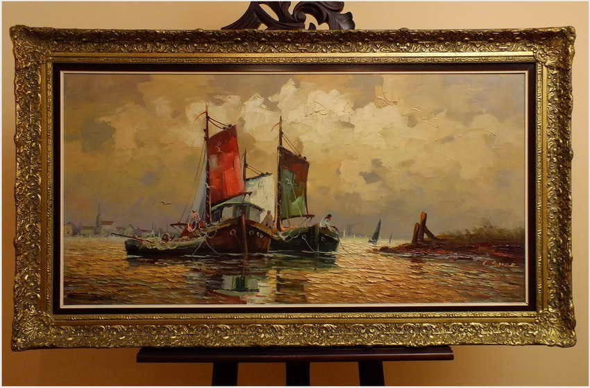 POLECAM! KUTRY RYBACKIE W PANORAMIE ~ Carol Spree ur.1907r