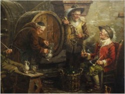 ROZMOWA PRZY WINIE ! org HEIN VAN DOREN ur. 1930r (CERTYFIKAT!)