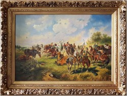 Batalistyka! ★ Rudolf Alfred HÖGER (1877-1930 Wiedeń) Rozmiar 130x100