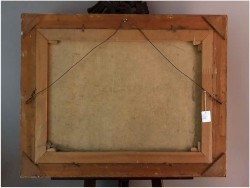 Rarytas kolekcjonerski! Łoś na leśnych mokradłach - oryg. Georg Majewicz (1897-1965)