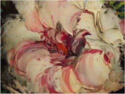 RARYTAS! KWIATY W NIEBIESKIM  WAZONIE ~ Prof.Adjez BAHMAN (1941)