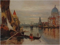  Wenecja | Santa Maria Della Salute - Pietro Fragiacomo (Italy 1856-1922)