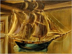 MALARSTWO RODZAJOWE - CURT AUGUST LANDWERH (Hereford 1920 - 1988)