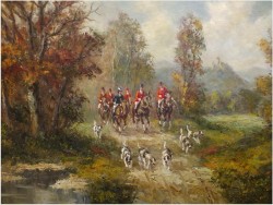 POLECAMY! WYJAZD NA POLOWANIE - WLADIMIR GRECHOW (*1917 IN MOSCOW)