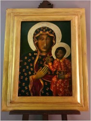 Stary Obraz Matki Boskiej Częstochowskiej (Czarna Madonna) Ipoł.XXw.