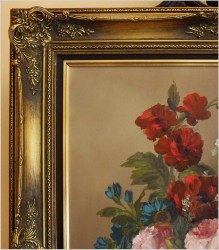 PIĘKNE PAŁACOWE KWIATY! MARTWA NATURA - MEDINA LOUISA (ur. 1911 Padwa)