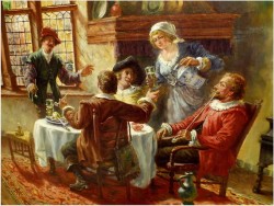 MALARSTWO RODZAJOWE! DYSPUTA PRZY WINIE - OSKAR URBAHN XIX/XXw.