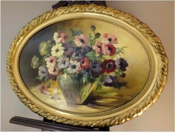 KOMPOZYCJA KWIATÓW W WAZONIE - HEDWIG PETERMANN (1877-1919)