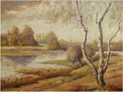 PIĘKNY KRAJOBRAZ - FRANZ VON BETTERAY (112x102cm)