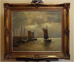 POLECAMY MARYNISTYKĘ! ŁODZIE ŻAGLOWE NA MORZU - E.R. SCHÜRMANN *1898