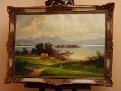 SIANOKOSY NAD JEZIOREM CHIEMSEE ~ HELMUT STADELHOFER ur.1914r 