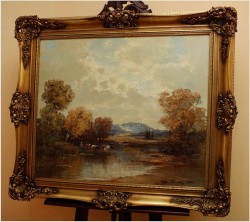 PEJZAŻ Z KROWAMI, RANDOLF WEHN 1911r.- CERTYFIKAT!