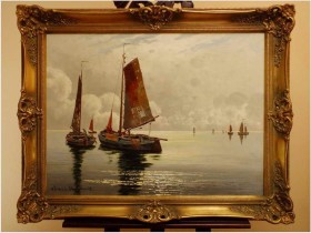 MARYNISTYKA, ŁODZIE - ERNST HUGO LORENZ MUROWANA