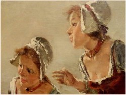 W OCZEKIWANIU NAD BRZEGIEM MORZA! DICKMEIS GERHARD (Heinsberg 1918 – 1978 Jülich)