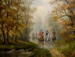 POLECAMY! WYJAZD NA POLOWANIE - WLADIMIR GRECHOW (*1917 IN MOSCOW)