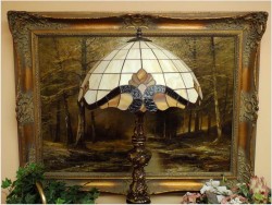 ZOBACZ! MOSIĘŻNA BAROKOWA LAMPA DO SALONU TIFFANY!