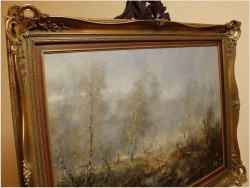 MALARSTWO AUKCYJNE! BAŻANTY - H. HANSUNG *1924