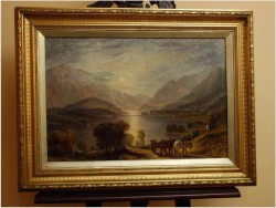 ROMANTYCZNY KRAJOBRAZ - John LANGSTAFFE (British,1849-1912) No:1