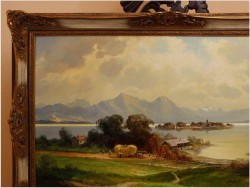 SIANOKOSY NAD JEZIOREM CHIEMSEE ~ HELMUT STADELHOFER ur.1914r 