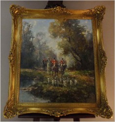 WYJAZD NA POLOWANIE - KARL MOHR *1922