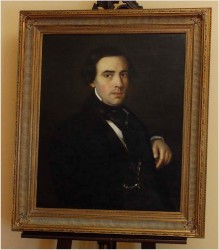 DWA ORYGINALNE PORTRETY Z OKRESU BIEDERMEIER (Olej, płótno 1840-60r.)