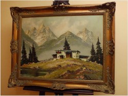 POLECAMY! KRAJOBRAZ ALPEJSKI -  WOLFGANG HEINZ UNGER *1929