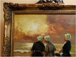 OCZEKIWANIE NA BRZEGU MORZA - Harry Haerendel (1896 - 1991)