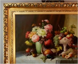 Pałacowa Martwa Natura z Bażantem - A. Höppner XIXw.