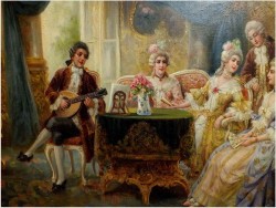 Polecamy! Scena Rokoko - Stephan Sedláček (1868-1936 Wien)
