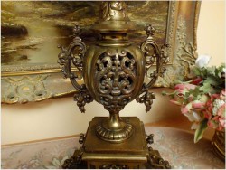 RARYTAS! KOMPLET DUŻYCH PAŁACOWYCH KANDELABRÓW Z FRANCJI XIXw.