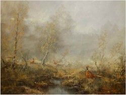 MALARSTWO AUKCYJNE! BAŻANTY - H. HANSUNG *1924