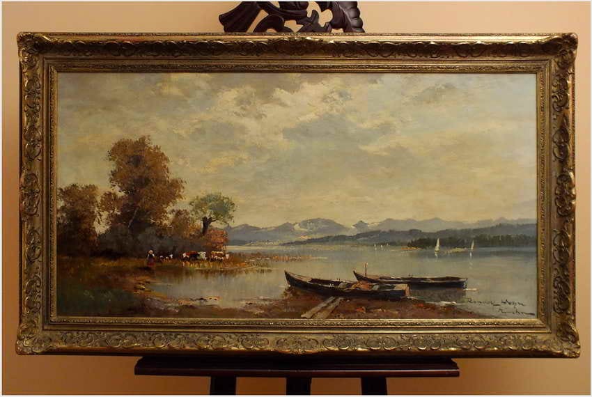 WIDOK NA JEZIORO BODENSEE (RANDOLF WEHN 1911-1987)