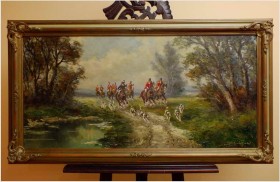 POLECAMY! WYJAZD NA POLOWANIE - WLADIMIR GRECHOW (*1917 IN MOSCOW)