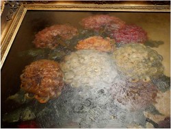 CHRYSANTHEMEN IN VASE - Klaus Clausmeyer  (* 1887 in München; † 11. März 1968 in Düsseldorf)