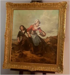 Malarstwo Aukcyjne! Powrót Przez Wydmy - Dickmeis Gerhard (Heinsberg 1918 - 1978 Jülich)