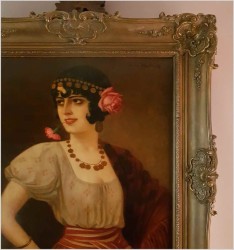 Godny Uwagi w Stylu Art Déco, Południowa Piękność - Anton Kaulbach (1864-1930)
