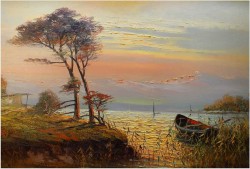 RARYTAS ! ZACHÓD SŁOŃCA ! oryg CAROL SPREE 1907r.