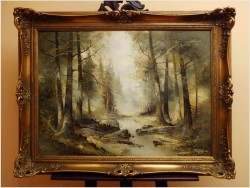 MALARSTWO AUKCYJNE, TAJEMNICZY LAS - org. Josef Kugler (Österreich, ur 1913r.)